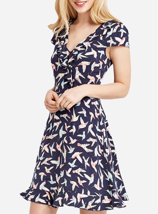VESTIDO OASIS CORTO BLANCO