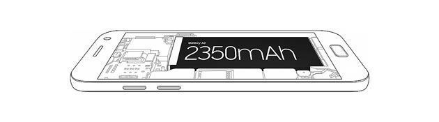 Samsung Galaxy A3 2017 Azul Open