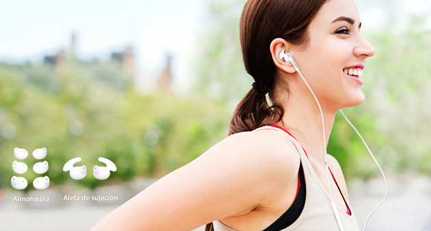 AUDIFONO SAMSUNG CON CONTROL DEPORTIVO NEGRO