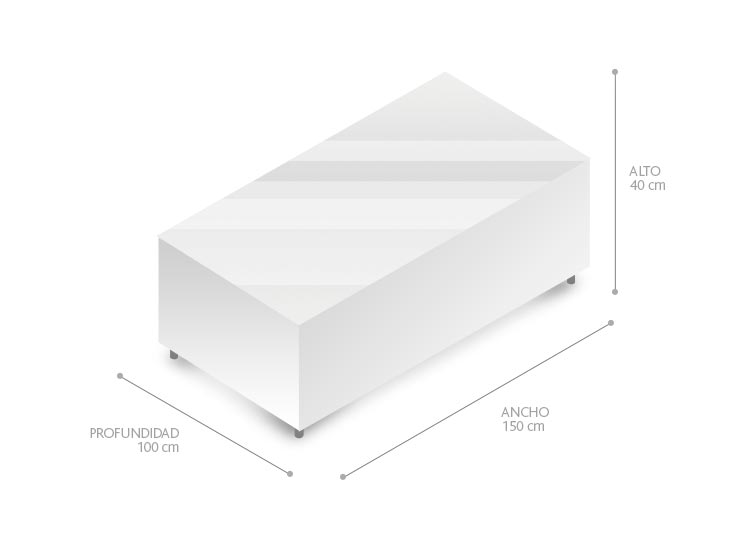 MESA DE CENTRO RIPLEY HOME MURCIA 150 X 100 CM - 2