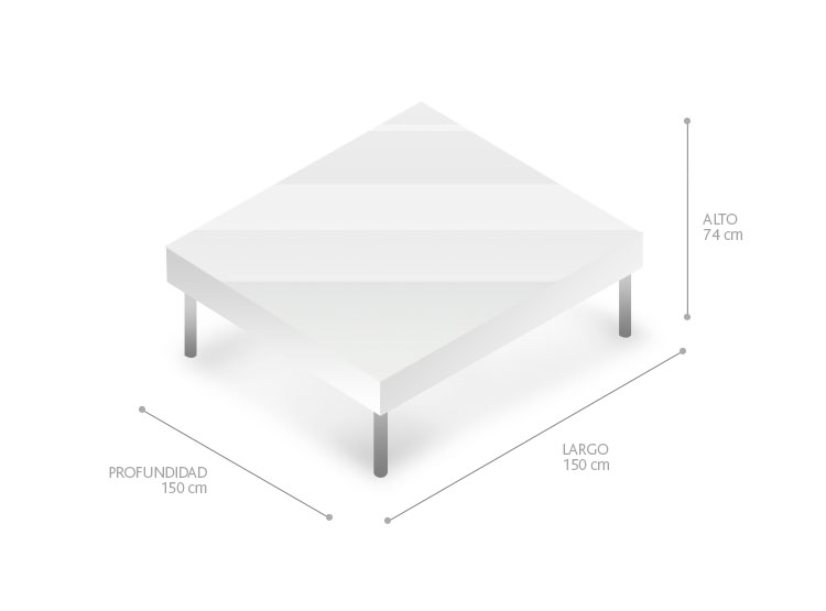 MESA DE COMEDOR RIPLEY HOME VIGA ROBLE MADERA 150 X 150 CM 12 MM - 2
