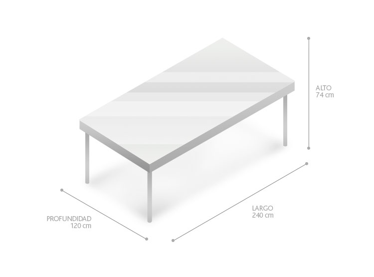 MESA DE COMEDOR RIPLEY HOME VIGA ROBLE 240 X 120 CM 19 MM - 2