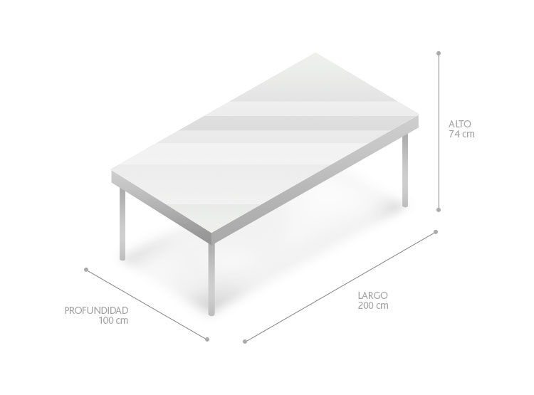MESA DE COMEDOR CLAVIJO DESIGN ITALIA MADERA 200 X 100 CM - 2