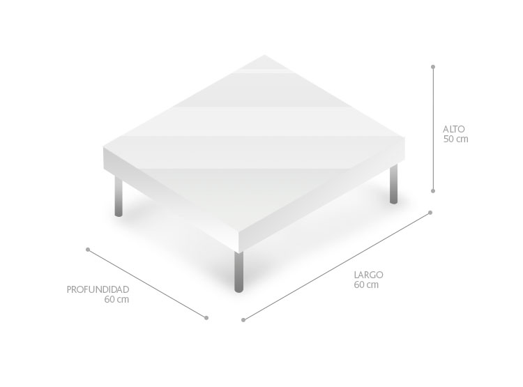 MESA LATERAL CLAVIJO DESIGN BILBAO METAL ACERO - 2