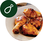 Muslos de pollo