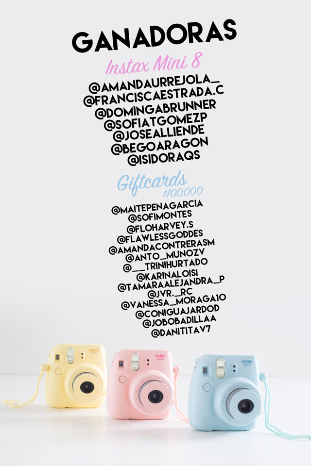 Concurso #InstaxMini8 Instagram Index