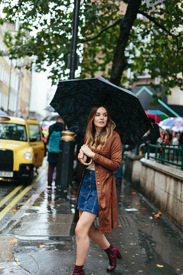 Suede trench coat, un must que toma fuerza este 2016
