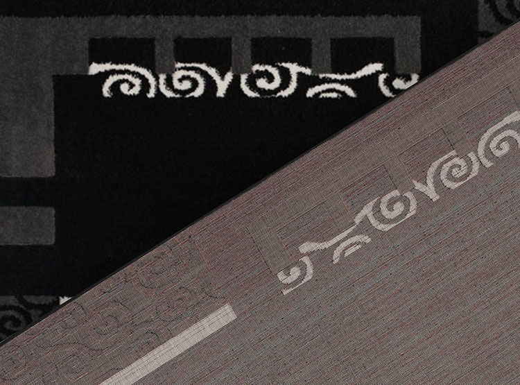 ALFOMBRA IDETEX FRIZE CARVED D5 150 X 200 CM NEGRO - 2