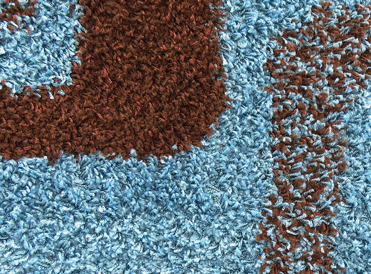 ALFOMBRA IDETEX DISEÑO D1 SHAGGY TURQUESA - 4