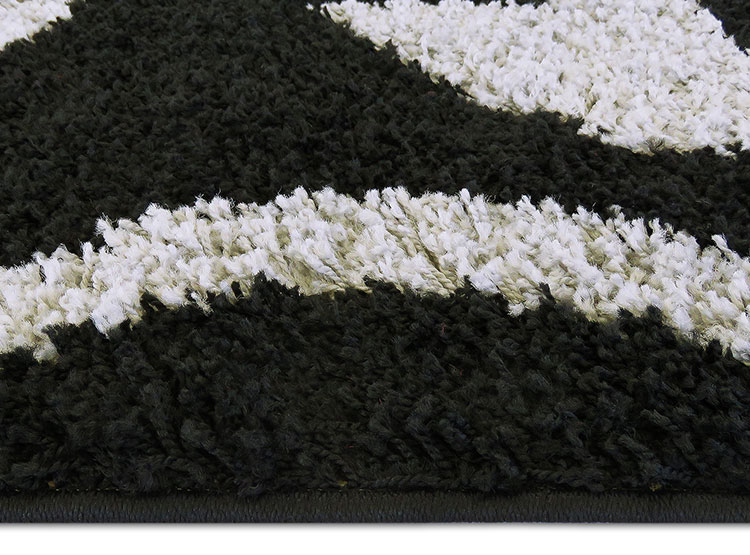 ALFOMBRA IDETEX DISEÑO D5 SHAGGY NEGRO - 2
