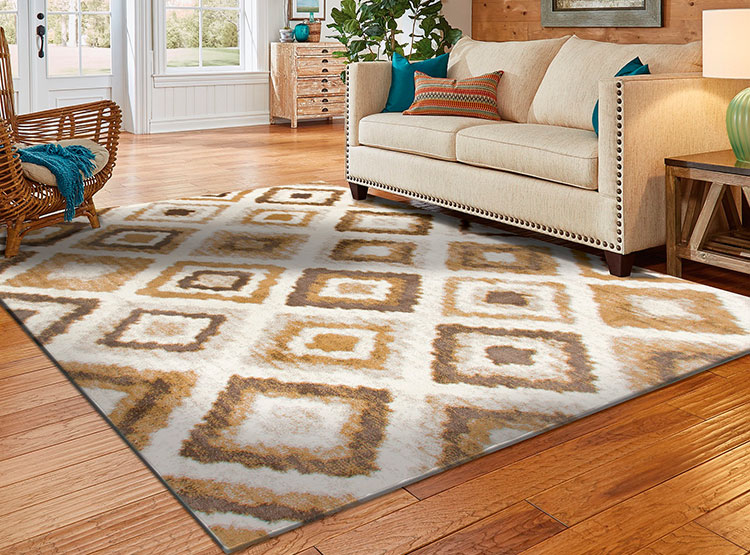 ALFOMBRA IDETEX HEATSET RETRO 57 X 90 CM MARFIL - 4