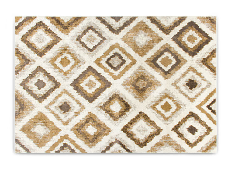 ALFOMBRA IDETEX HEATSET RETRO 57 X 90 CM MARFIL - 1