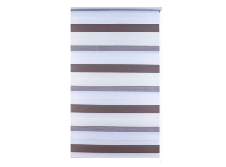 CORTINA ROLLER DIB DN ZEBRA D CAFÉ 120 X 230 CM - 1