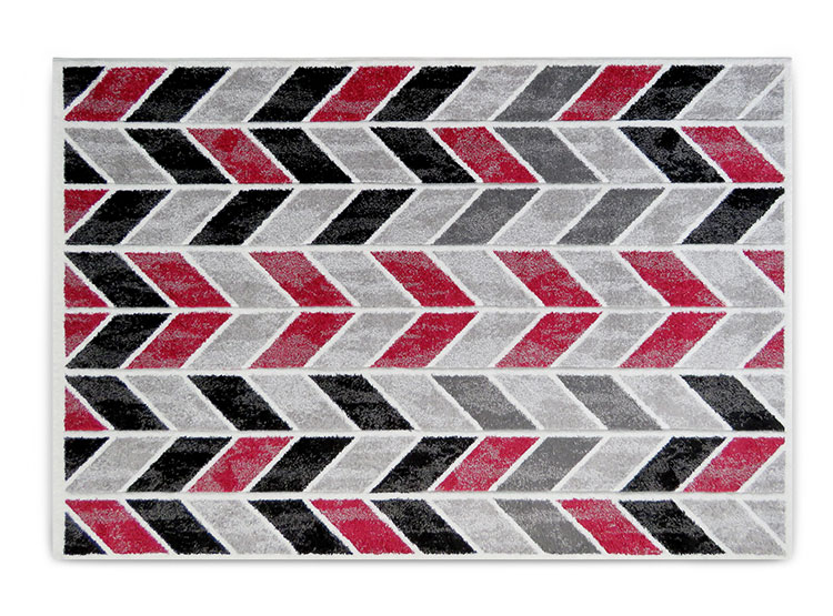 ALFOMBRA IDETEX CARVED FLORIDA D4 150 X 200 CM ROJO - 1