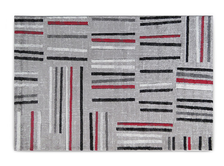 ALFOMBRA IDETEX CARVED FLORIDA D5 150 X 200 CM ROJO - 1