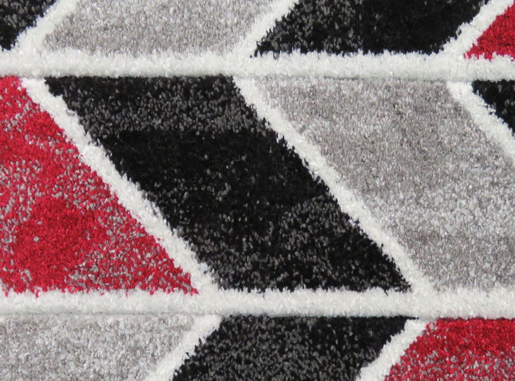 ALFOMBRA IDETEX CARVED FLORIDA D4 170 X 230 CM ROJO - 3