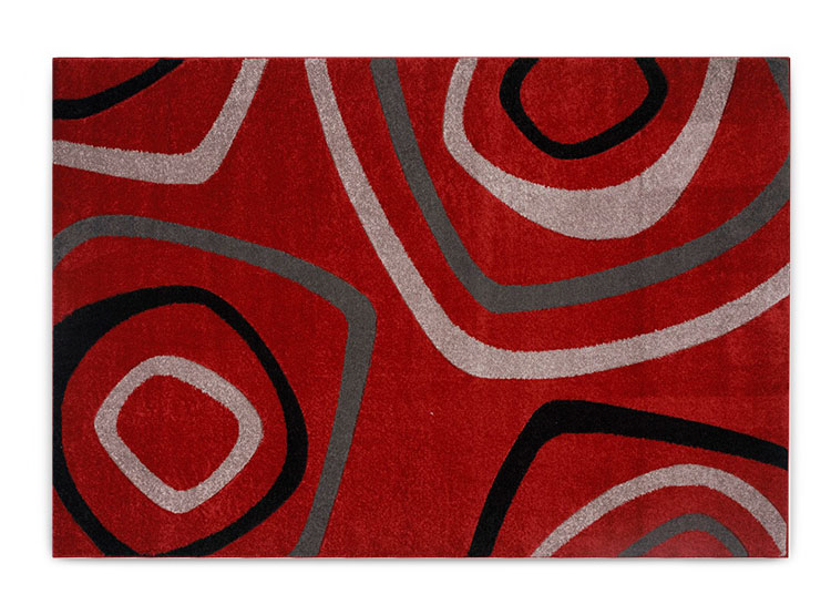 ALFOMBRA IDETEX FRIZE CARVED D2 RED 150 X 200