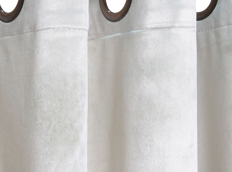 SET CORTINAS IDETEX VELVET BEIGE - 3