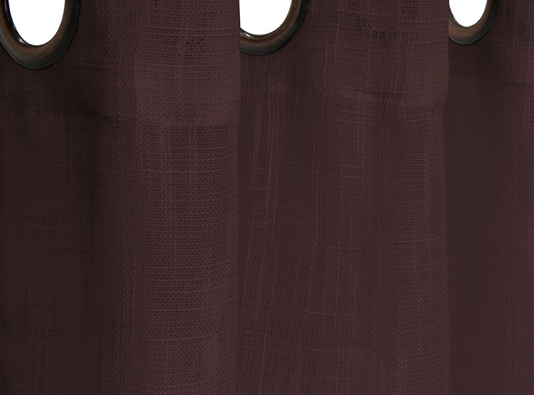 SET CORTINAS IDETEX VELO LINO CAFE - 3
