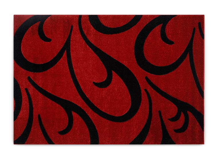 ALFOMBRA IDETEX FRIZE CARVED D3 ROJO - 1