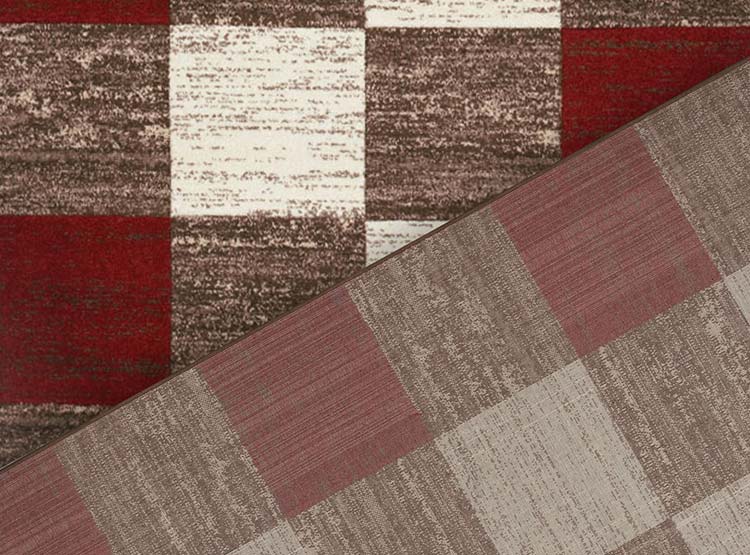 ALFOMBRA IDETEX FRIZE CARVED D4 ROJO - 2
