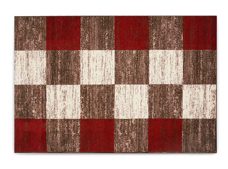 ALFOMBRA IDETEX FRIZE CARVED D4 ROJO - 1