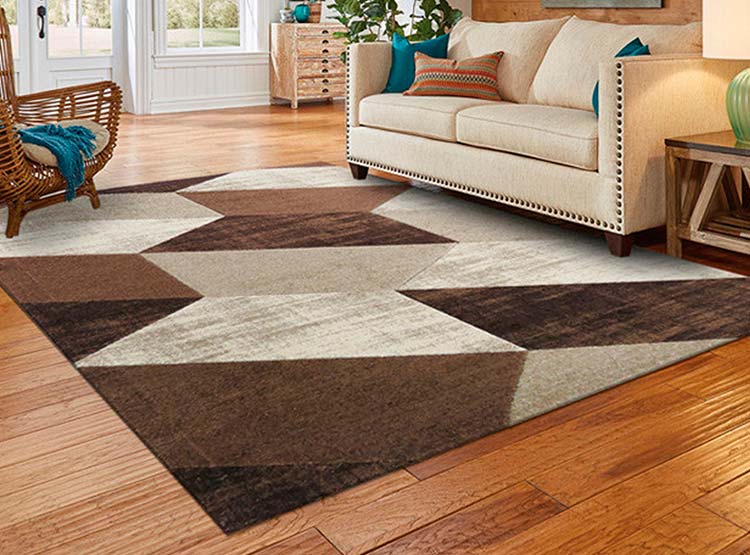 ALFOMBRA IDETEX FRISE CARVED FLORIDA D4 BROWN 133X180 - 2