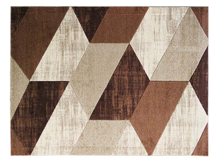 ALFOMBRA IDETEX FRISE CARVED FLORIDA D4 BROWN 133X180 - 1
