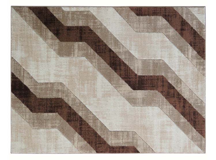 ALFOMBRA IDETEX FRISE CARVED FLORIDA D5 CREAM 133X180 - 1