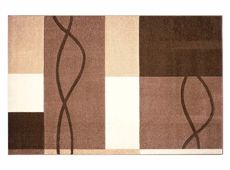ALFOMBRA IDETEX FRIZE CARVED D5 BEIGE 133X180 - 1