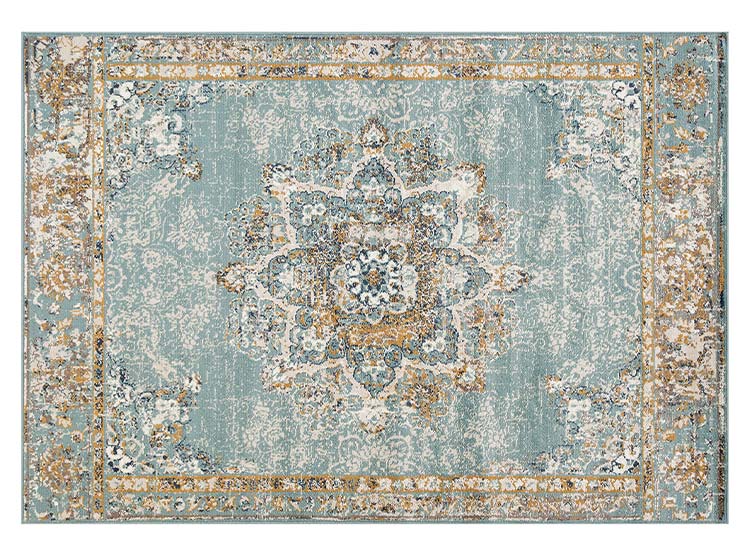 ALFOMBRA IDETEX HEATSET CLÁSICA TRADICIONAL 200 X 280 CM CELESTE - 1