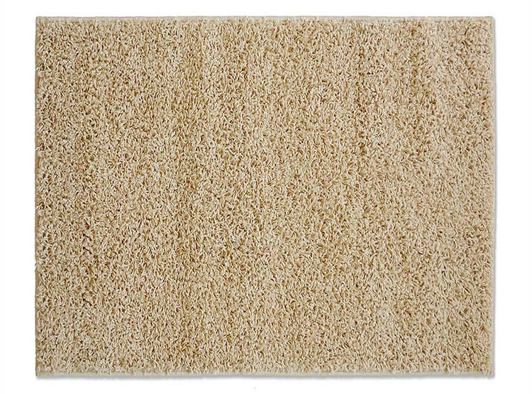 BAJADA DE CAMA IDETEX LISA SHAGGY 60 X 90 CM BEIGE - 1