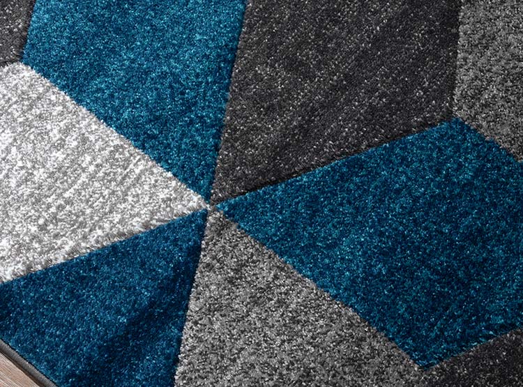 ALFOMBRA IDETEX FRISE CARVED AVANGARD BLUE 150X200 - 2