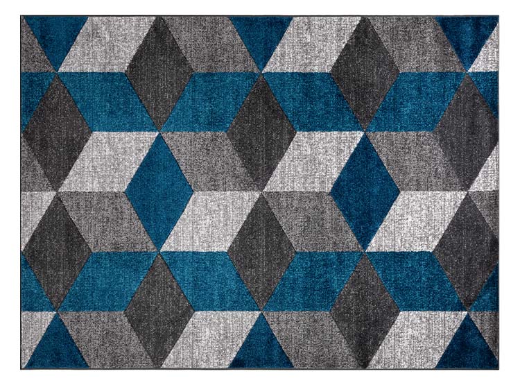 ALFOMBRA IDETEX FRISE CARVED AVANGARD BLUE 150X200 - 1