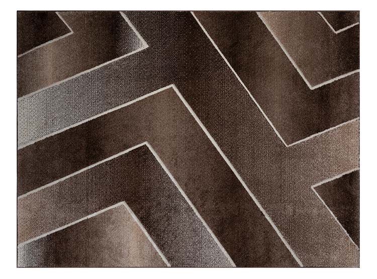 ALFOMBRA IDETEX FRISE CARVED AVANGARD CONTEMPORÁNEA MODERNA 170 X 230 CM MARRÓN