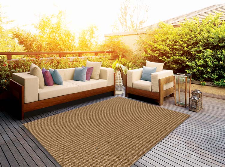 ALFOMBRA IDETEX SISAL PATTERN NÓRDICO 160 X 230 CM MIEL - 3
