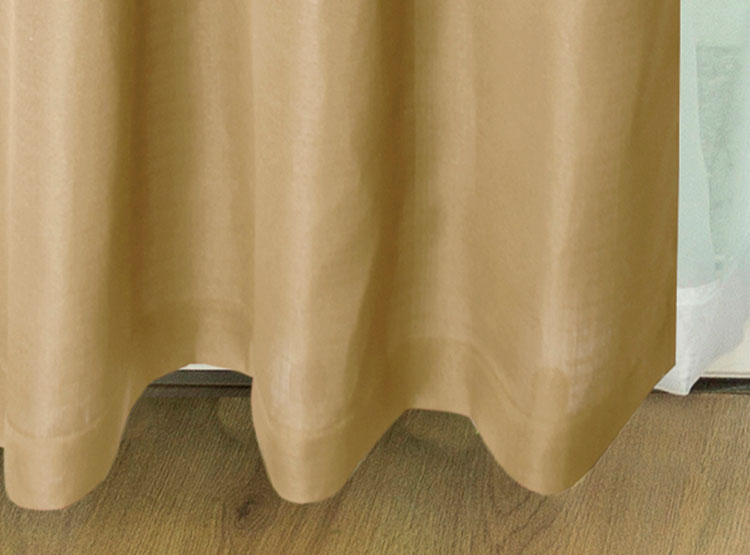 SET CORTINAS DORAL TABATHA RUSTICO ARGOLLA MAIZ - 3