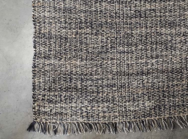 ALFOMBRA IDETEX MELANGE NATURAL 160 X 230 CM NEGRO - 2