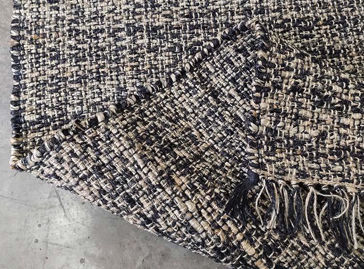 ALFOMBRA IDETEX MELANGE NATURAL 160 X 230 CM NEGRO - 5