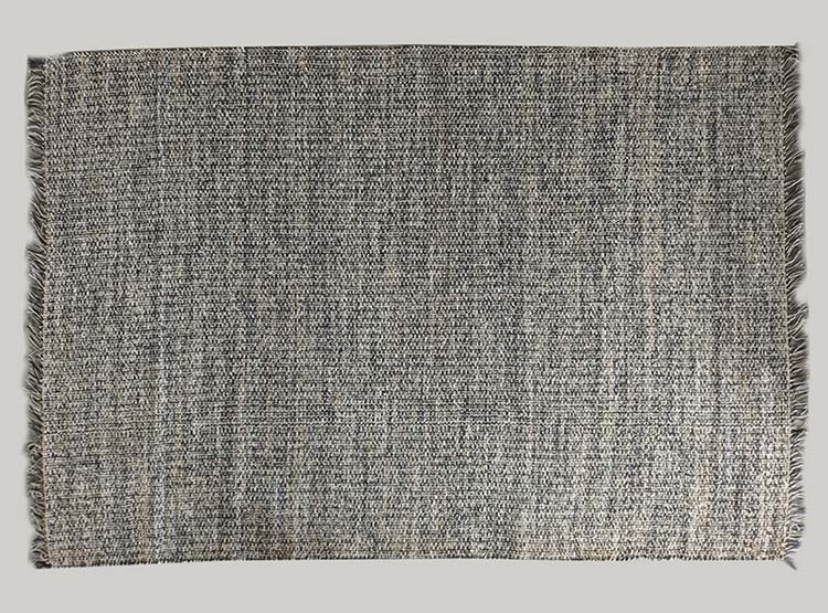 ALFOMBRA IDETEX MELANGE NATURAL 160 X 230 CM NEGRO - 1