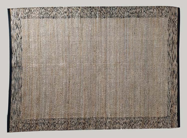 ALFOMBRA IDETEX MELANGE NATURAL 160 X 230 CM NEGRO - 1