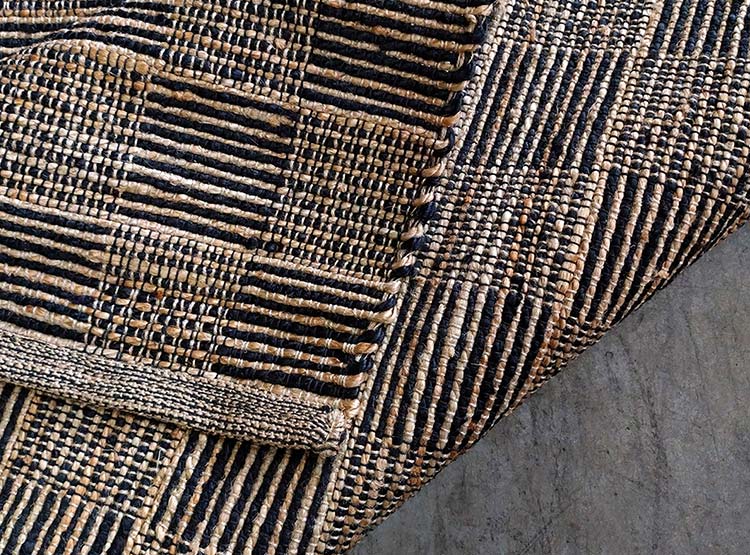 ALFOMBRA IDETEX TIBET NATURAL 160 X 230 CM NEGRO - 5