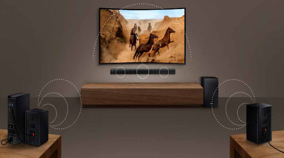 SOUNDBAR SAMSUNG HW-Q70R + KIT SWA8500