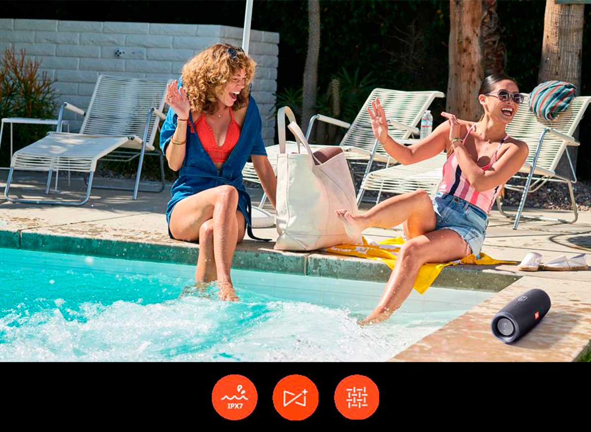 PARLANTE BLUETOOTH JBL CHARGE 4 NEGRO