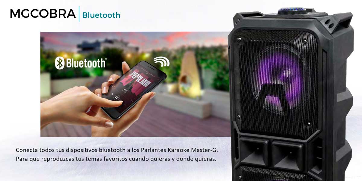 PARLANTE MASTER G KARAOKE COBRA