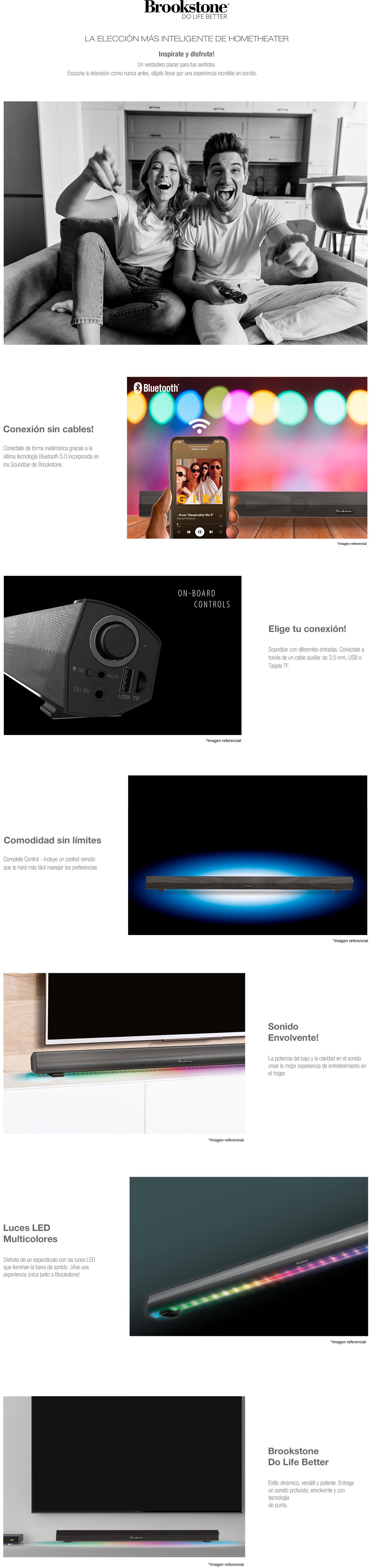 SOUNDBAR HD LED BROOKSTONE