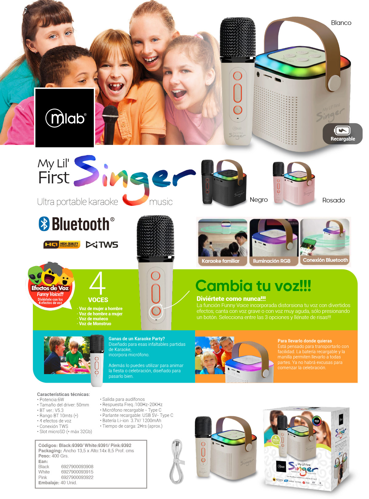 PARLANTE BLUETOOTH MLAB