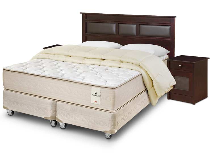Ripley - BOX SPRING CIC BALANCE 3 B5 B/D TOULOUSE 2 PL + MADERAS + TEXTIL