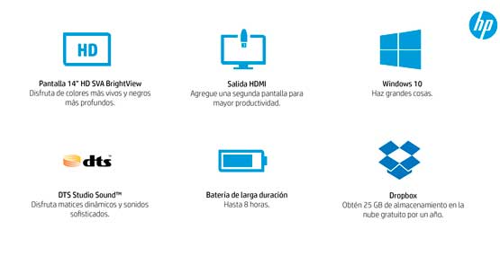 NOTE HP 14-AM021LA/CL/2G/500G/HD/WH