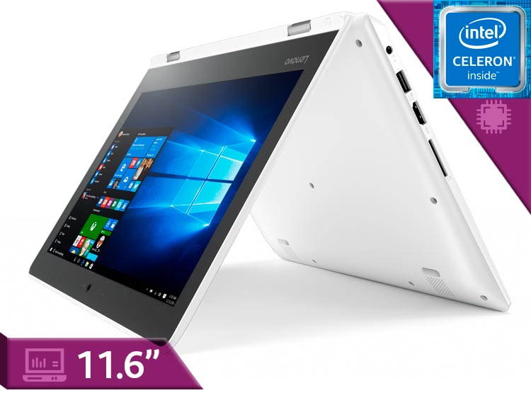 #646 レノボ Yoga 310 Celeron 4GBOffice2021付 LENOVO YOGA 310 / INTEL® CELERON® N3350 / 4GB RAM / 1TB / 11.6 TOUCH